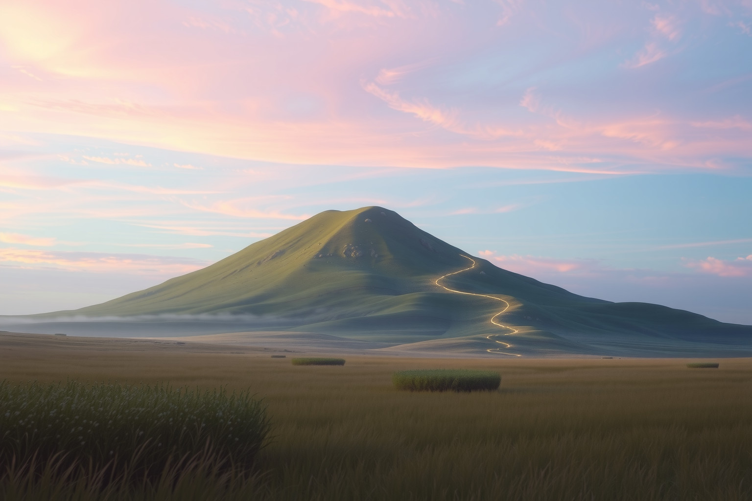 Sognare prati e colline simboleggia ostacoli e crescita personale.