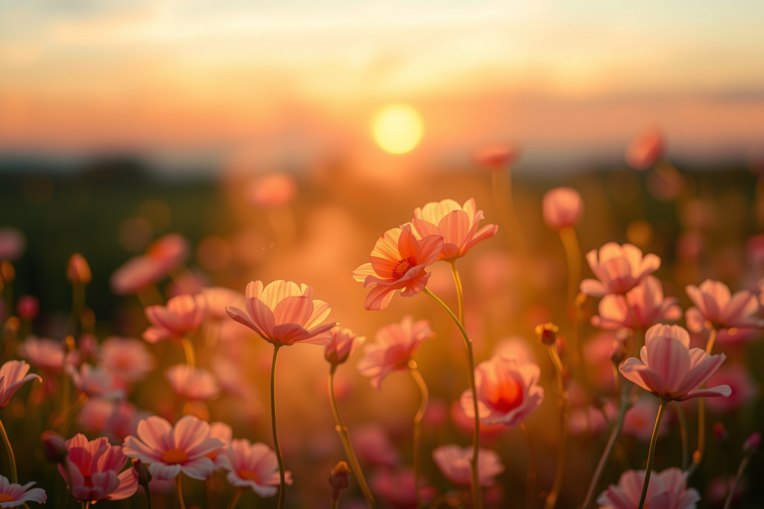 Sognare un prato fiorito simboleggia amore puro e gioia interiore.