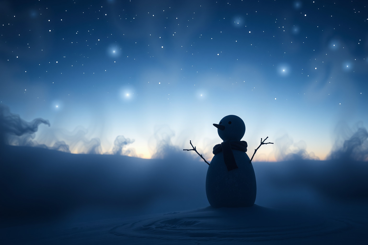 Sognare un pupazzo di neve nero segnala emozioni oscure nascoste.