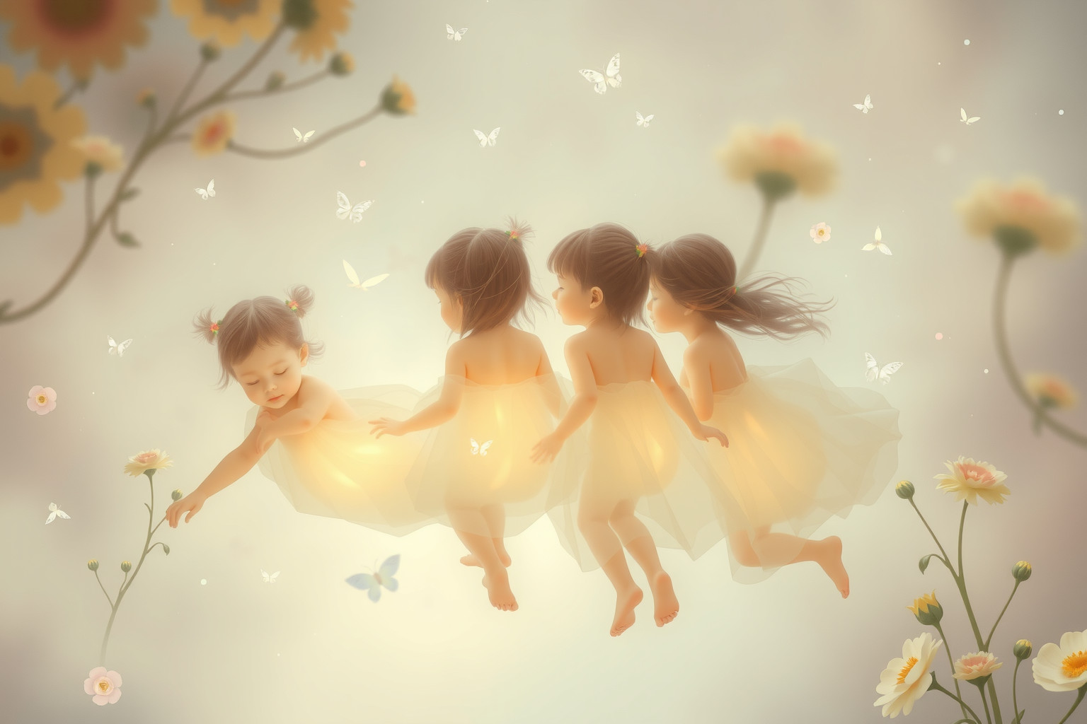 Sognare quattro bambini simboleggia innocenza, armonia e crescita interiore.