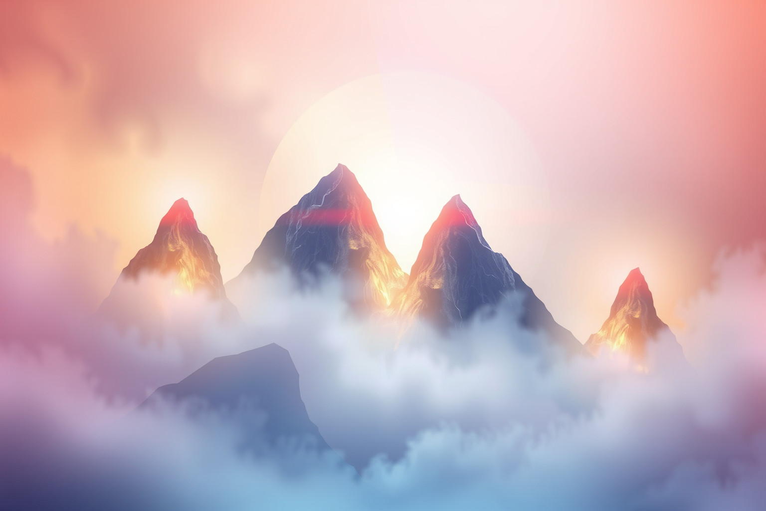 Sognare un quartetto di montagne simboleggia sfide e traguardi ambiziosi.