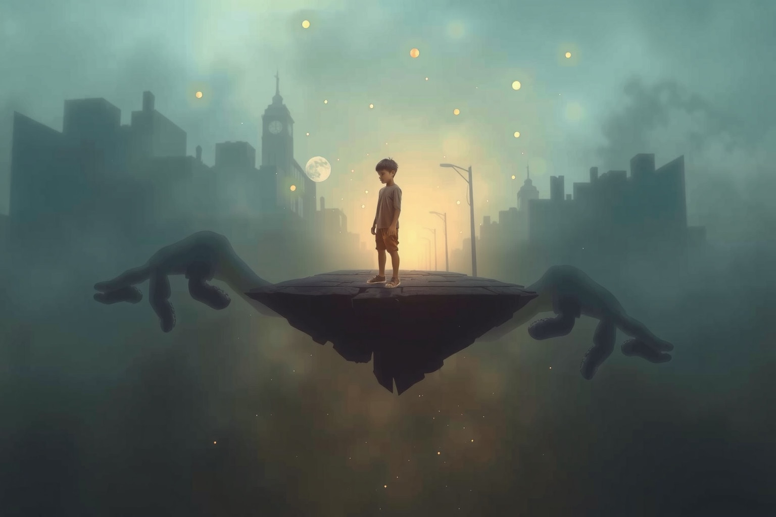 Sognare un ragazzo di strada in pericolo riflette insicurezza interiore profonda.