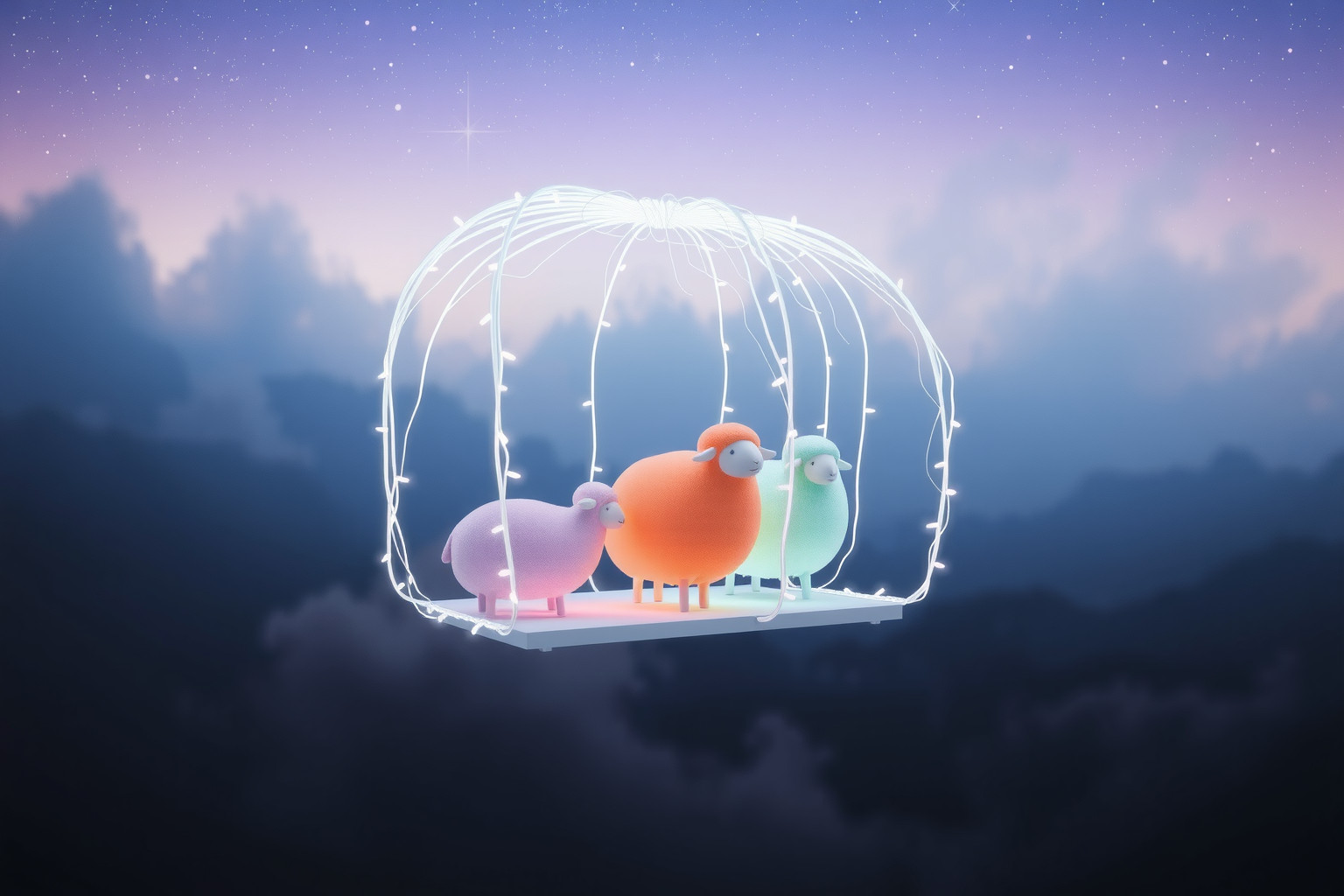 Sognare pecore dai colori insoliti indica creatività e nuove prospettive.