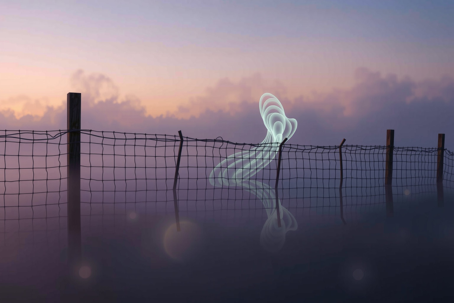 Sognare un recinto rotto indica vulnerabilità e insicurezza emotiva.