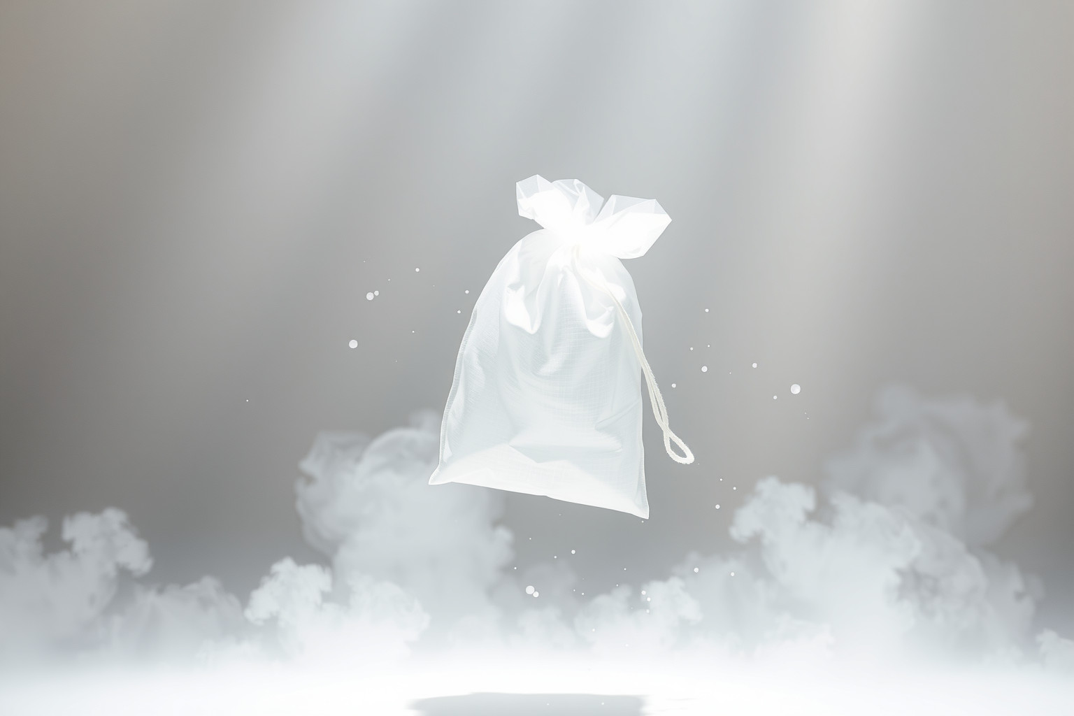 Sognare un sacchetto bianco simboleggia purezza e nuova chiarezza.