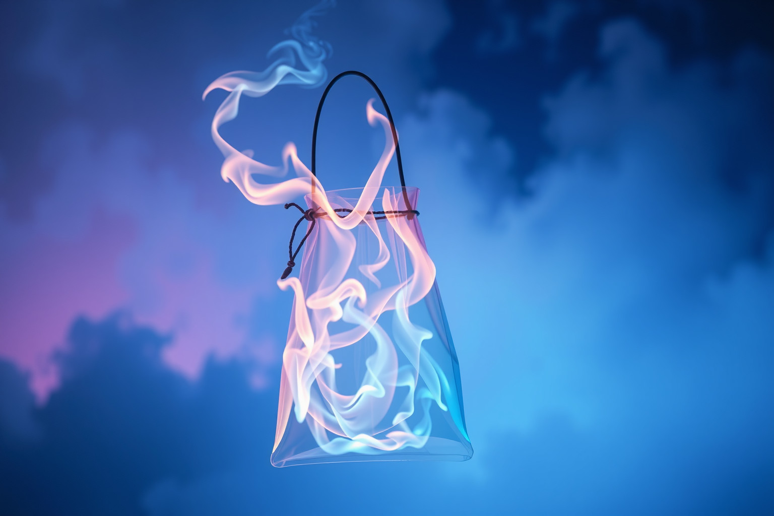 Sognare sacchetti in fiamme simboleggia trasformazione e rinascita interiore.