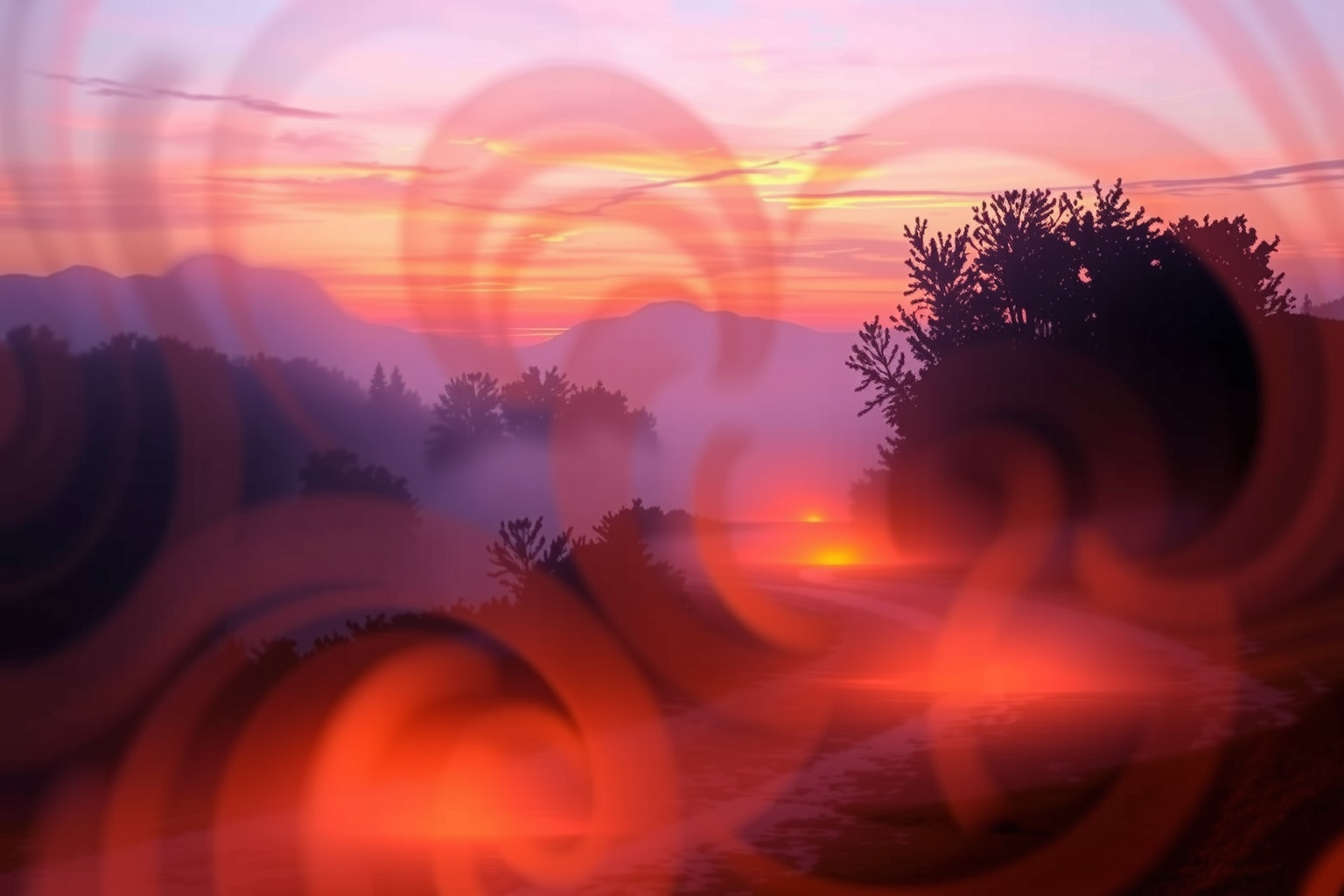 Sognare un sentiero al tramonto simboleggia una svolta imminente.