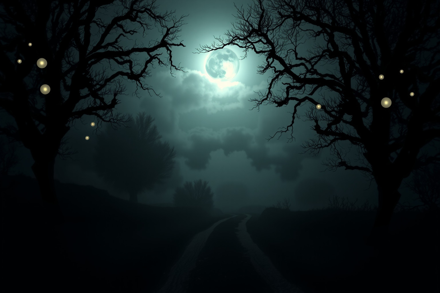 Sognare un sentiero di campagna buio riflette paure interiori nascoste.