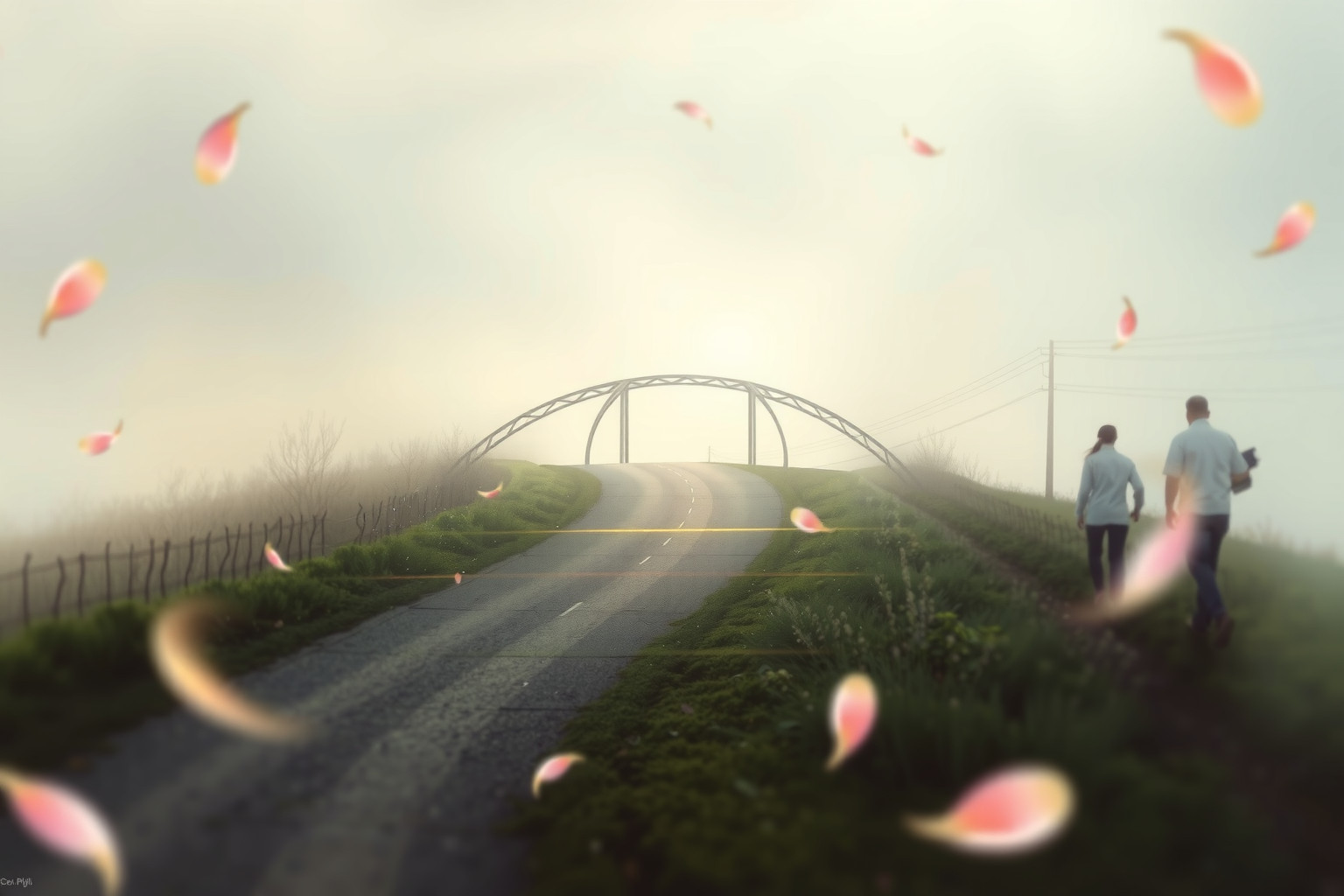 Sognare un sentiero con ponte simboleggia nuove opportunità e passaggi.