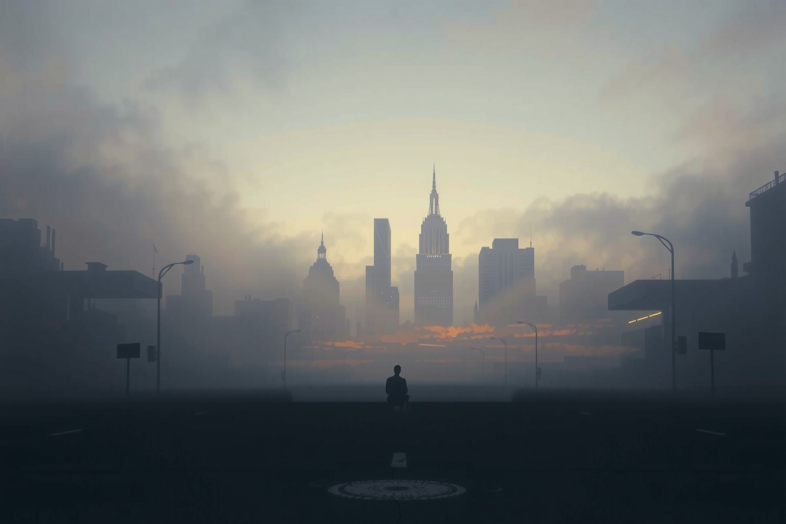 Sognare un senzatetto in città deserta simboleggia solitudine estrema interiore.