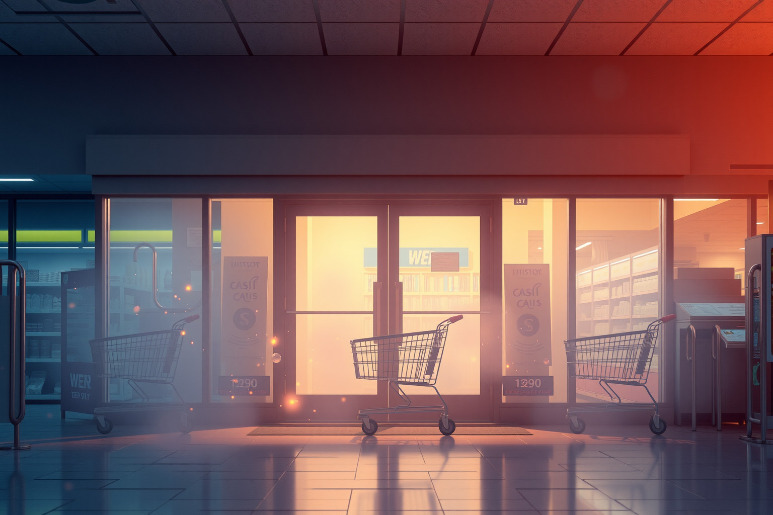 Sognare chiusura supermercato indica paura di opportunità perse improvvise.