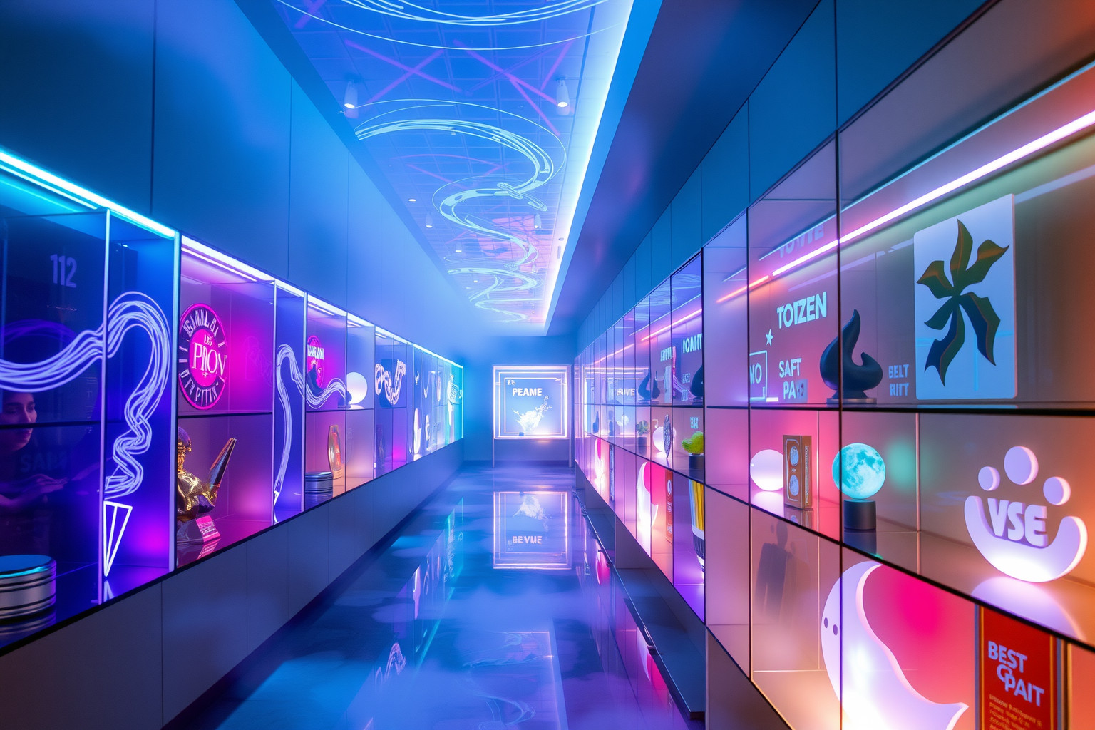 Sognare un supermercato futuristico indica desiderio di innovazione e progresso.