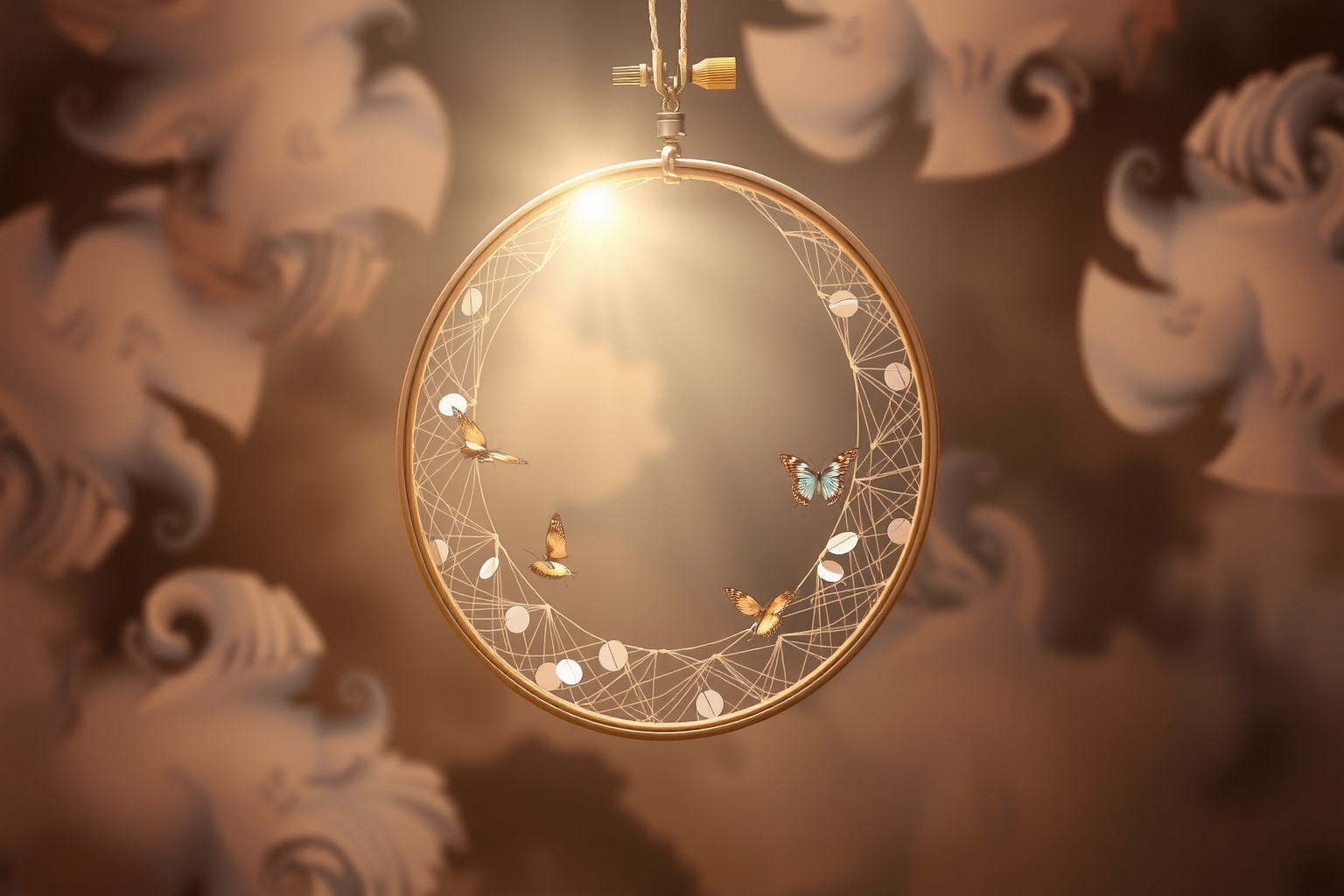 Sognare un telaio simboleggia la tessitura del destino nelle relazioni.