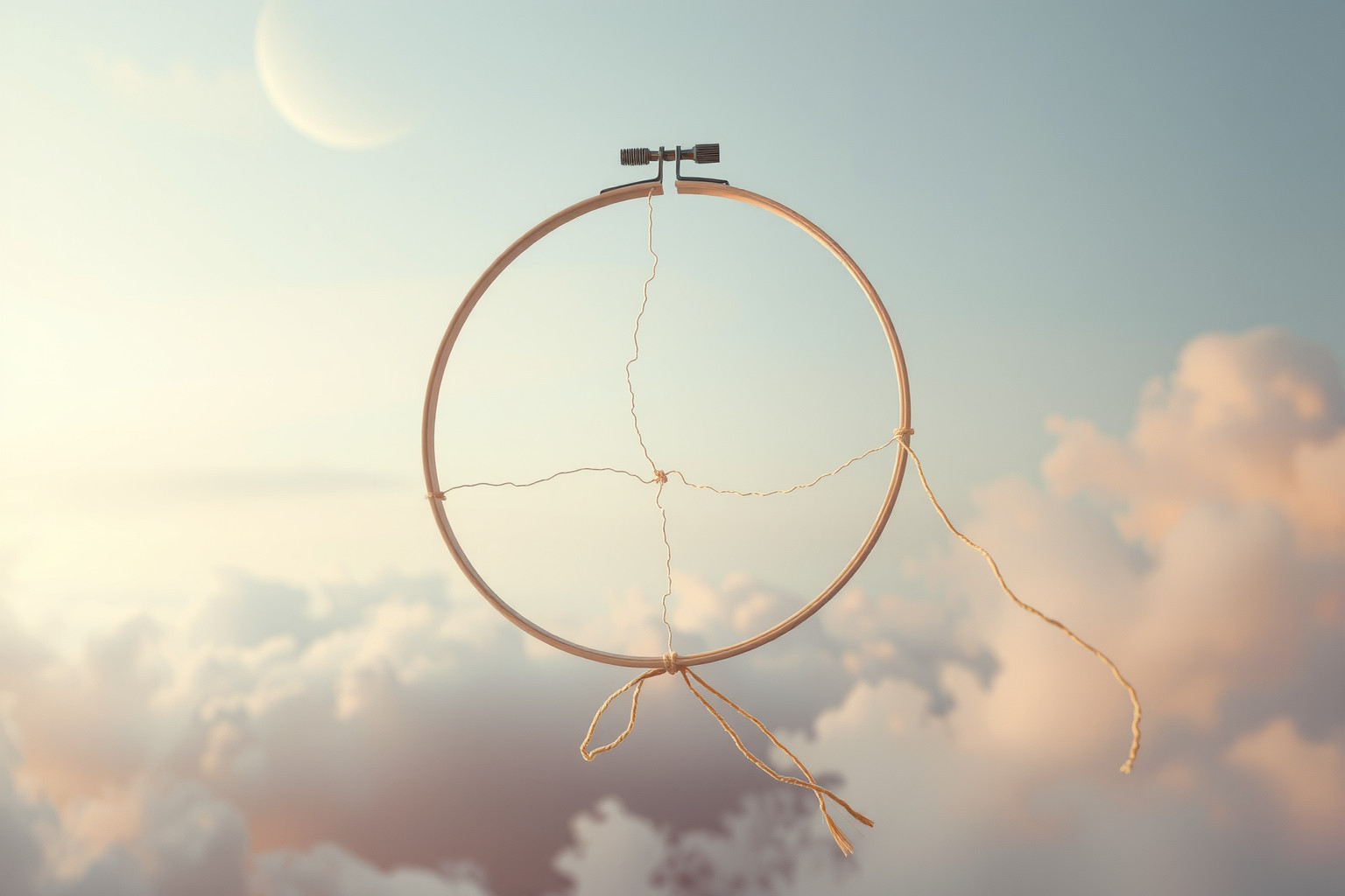 Sognare un telaio rotto simboleggia ostacoli creativi e frustrazione.