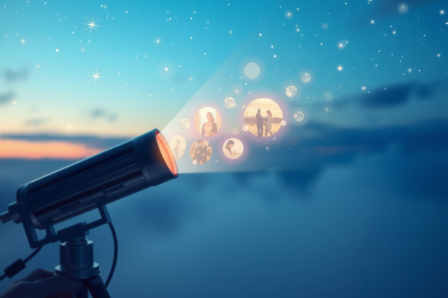 Sognare un telescopio che mostra il passato rivela nostalgia nascosta.