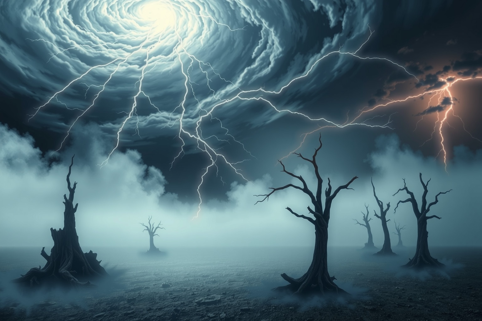 Sognare temporale in disboscata riflette conflitto e turbamento interiore.