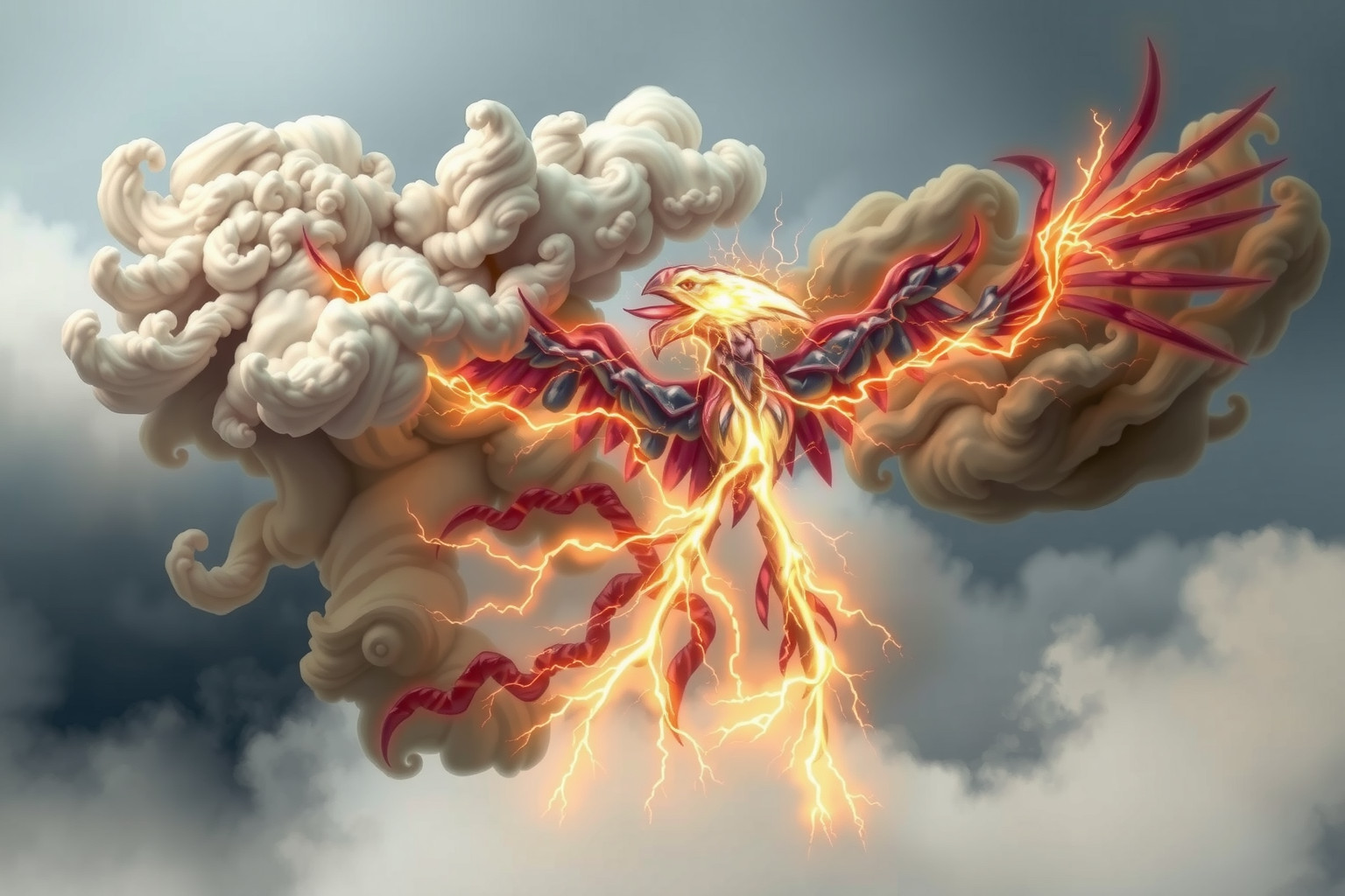 Sognare un uccello tuono attaccante simboleggia conflitti interiori intensi.