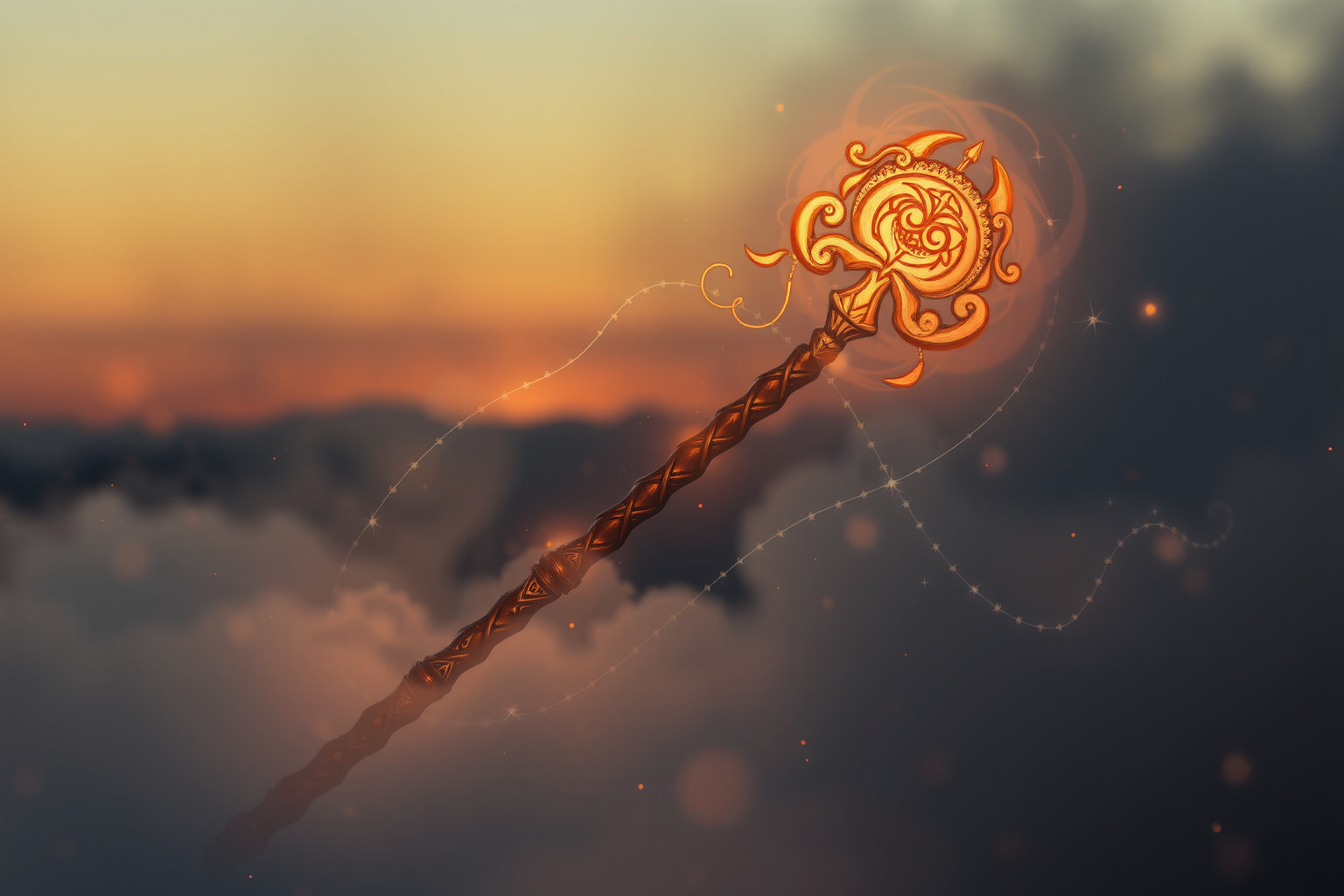 Sognare una bacchetta magica antica simboleggia potere e conoscenza nascosta.