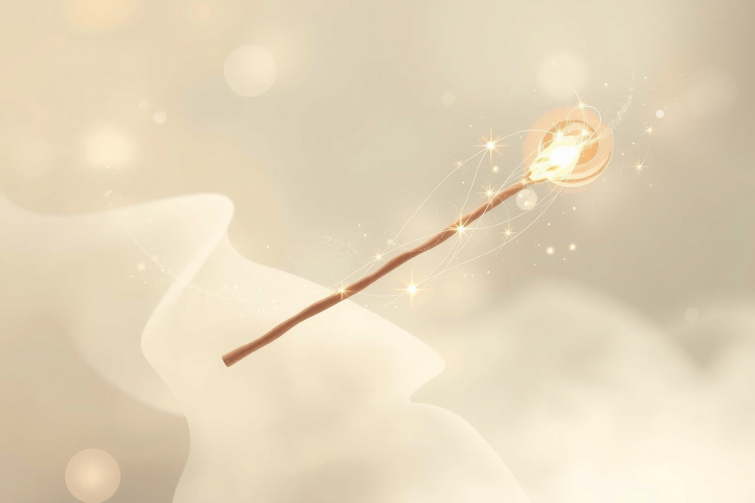 Sognare una bacchetta magica ricorrente simboleggia desiderio di potere.