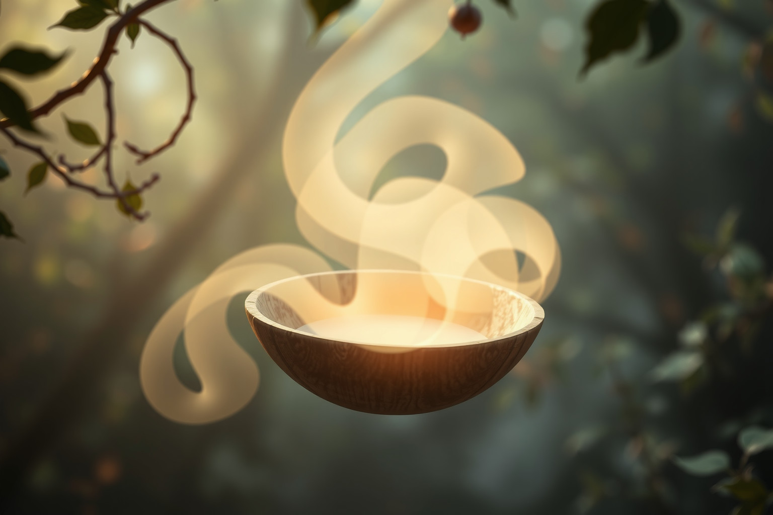 Sognare ciotola di legno simboleggia armonia e radicamento naturale.