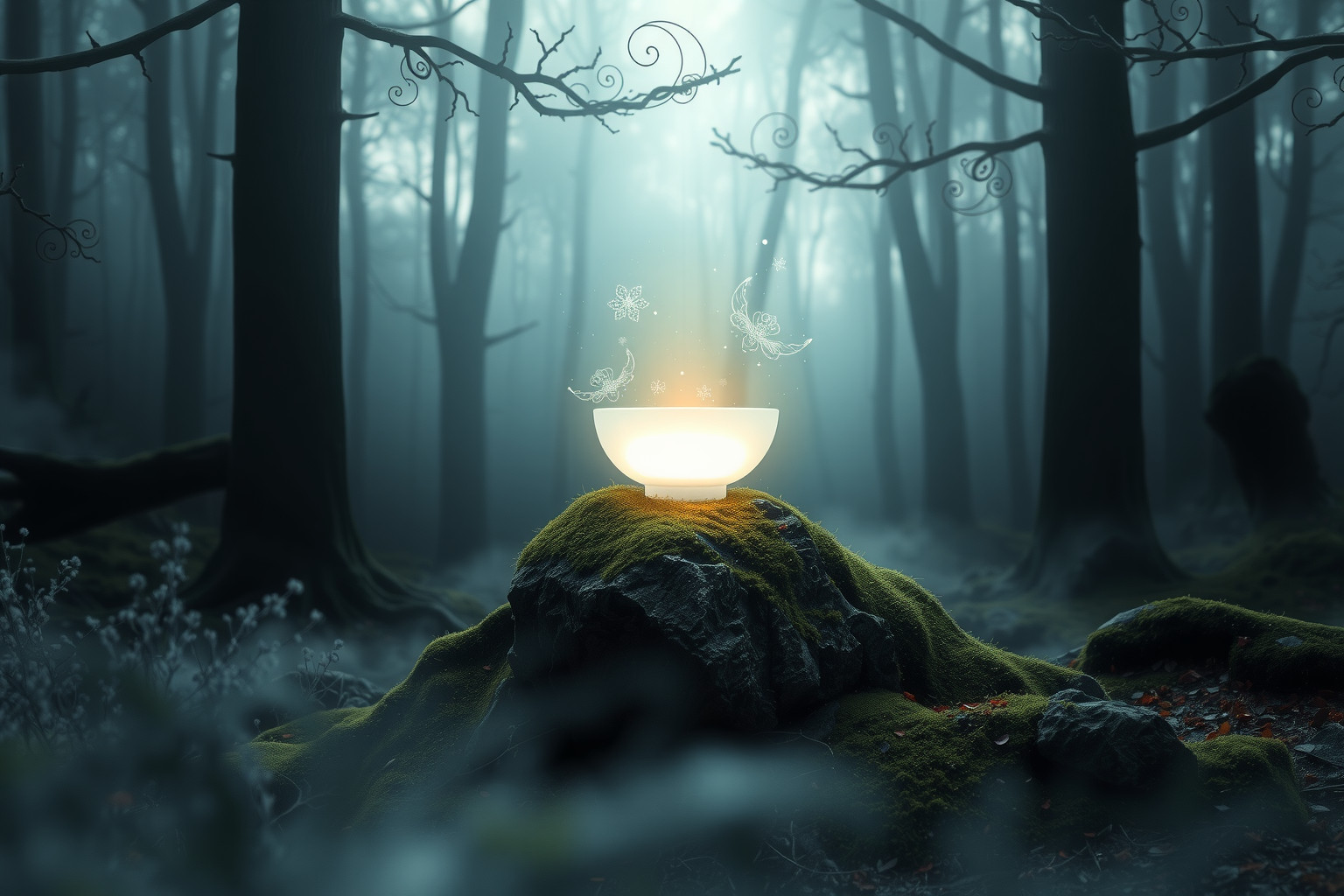 Sognare una ciotola nel bosco simboleggia segreti nascosti da scoprire.