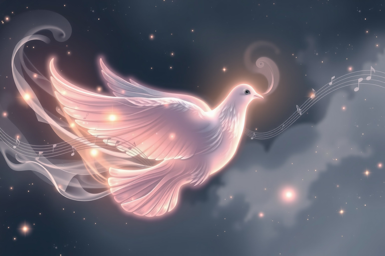 Sognare colomba che canta simboleggia messaggi di speranza imminente.