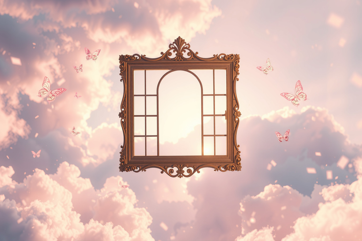 Sognare una cornice della finestra felice simboleggia nuove opportunità.