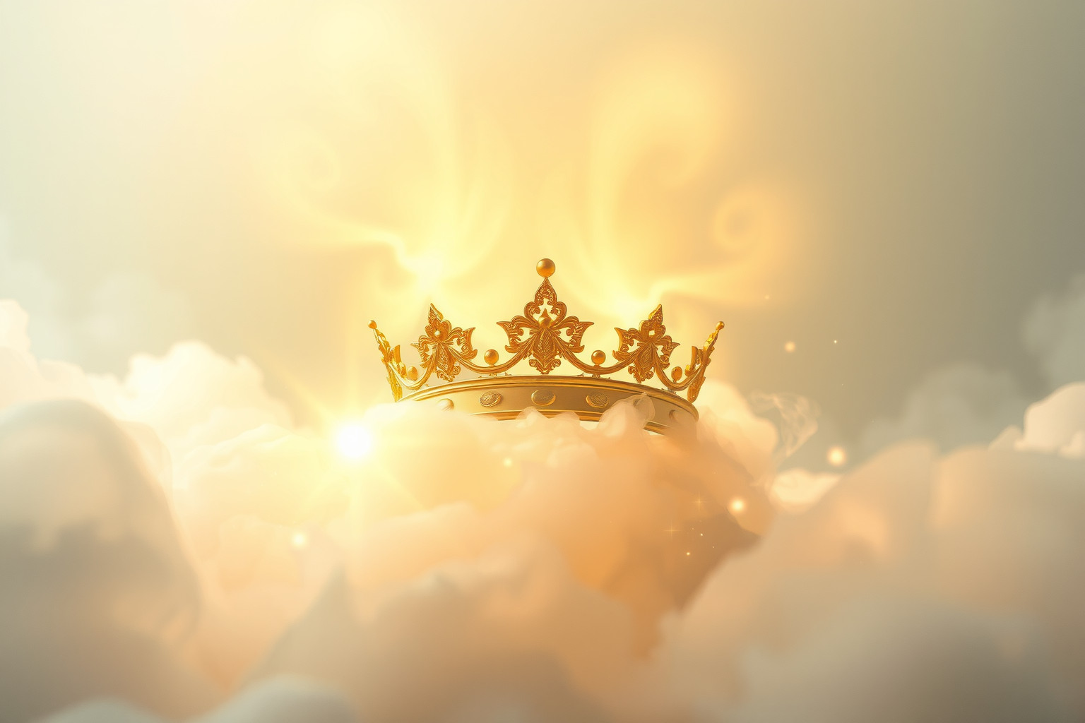 Sognare una corona dal nulla simboleggia potere e riconoscimento improvviso.