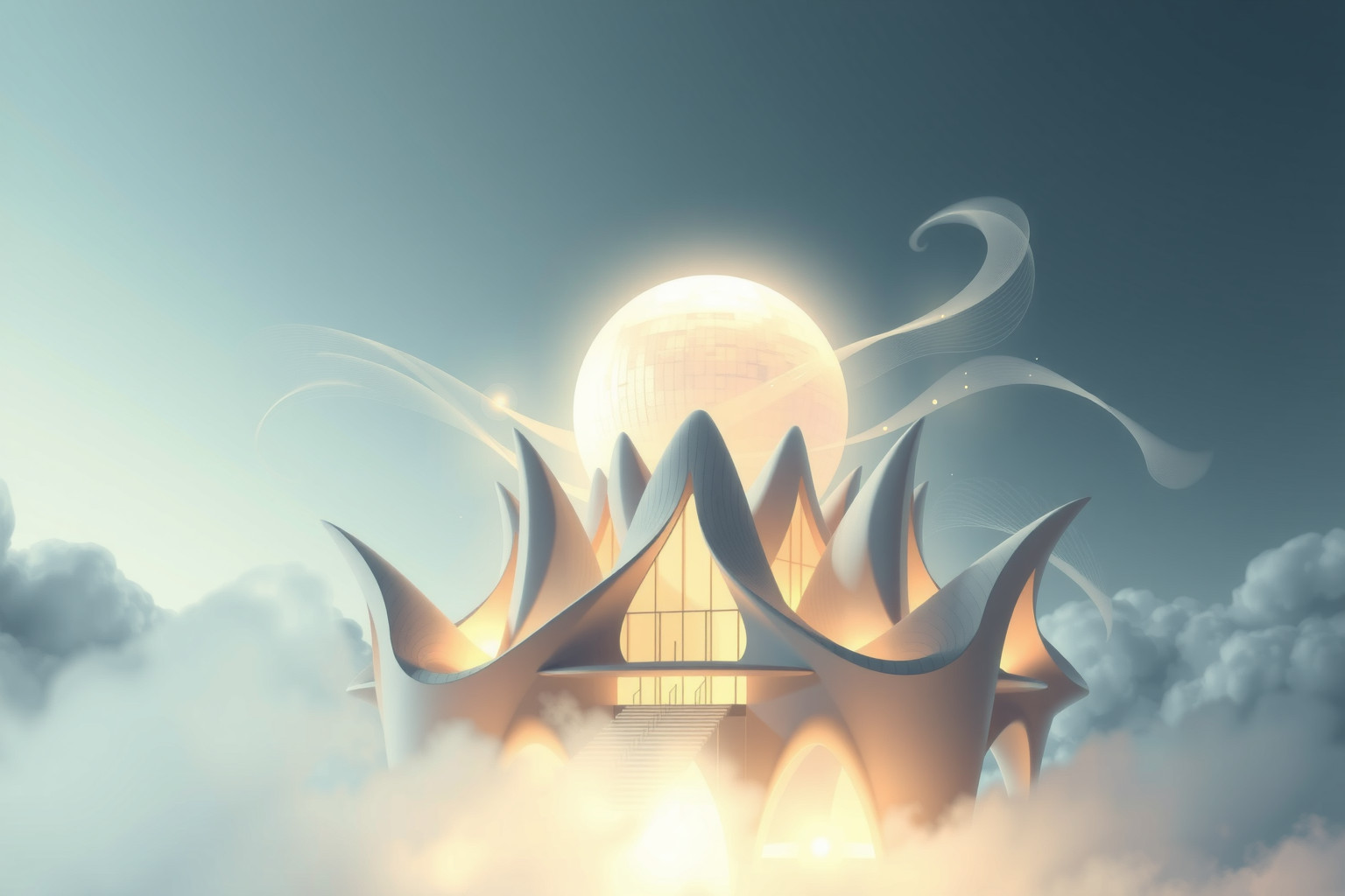 Sognare una cupola moderna simboleggia protezione e innovazione mentale.