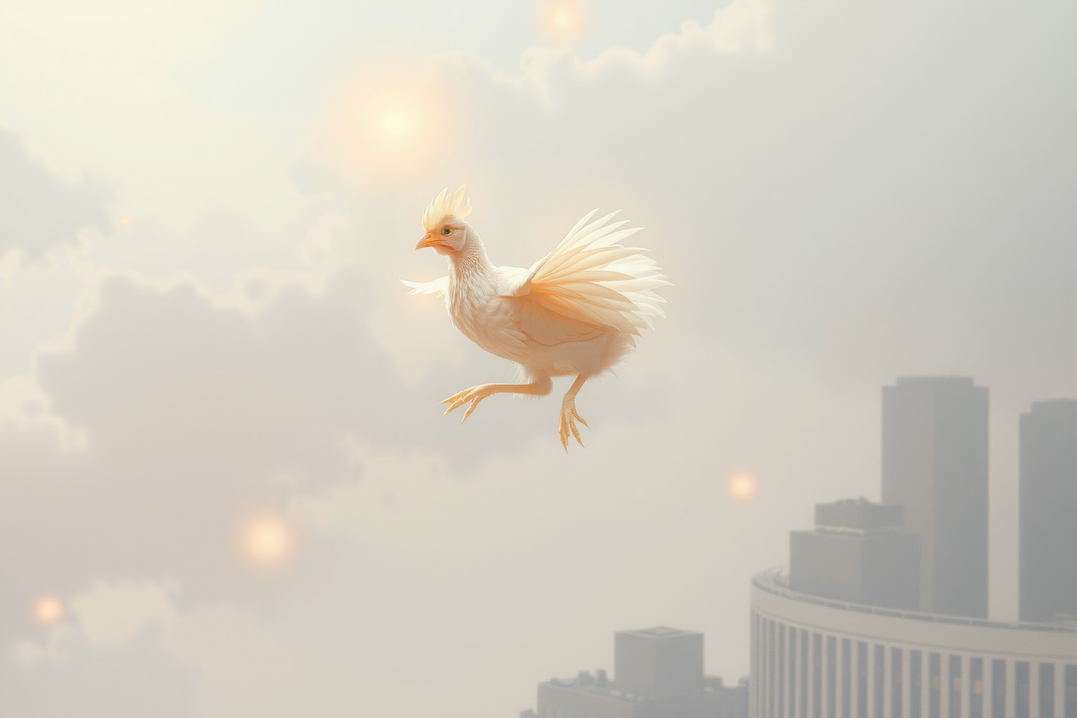 Sognare una faraona urbana simboleggia adattamento e intuizione moderna.