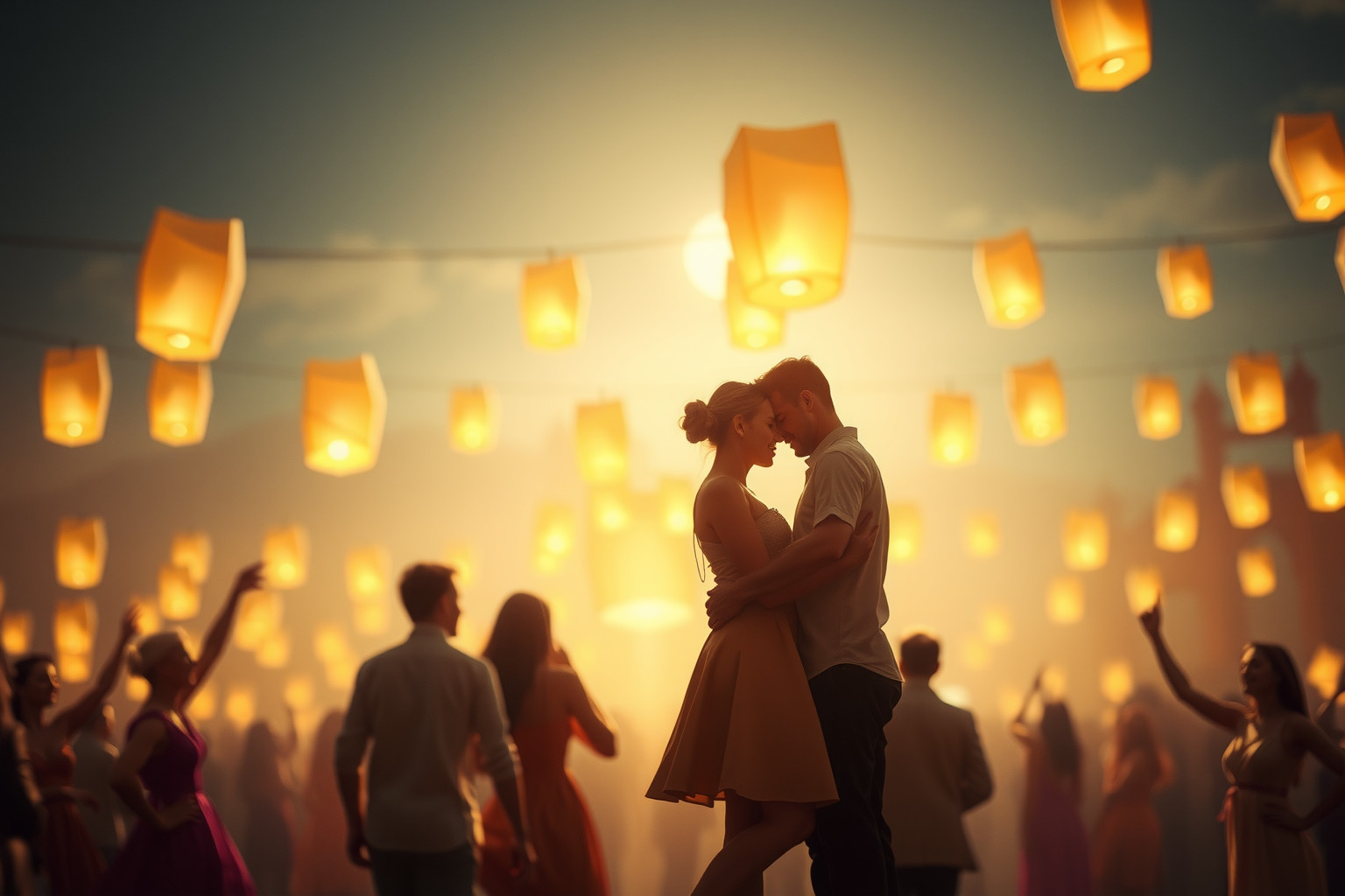 Sognare feste popolari simboleggia gioia e amori inaspettati.