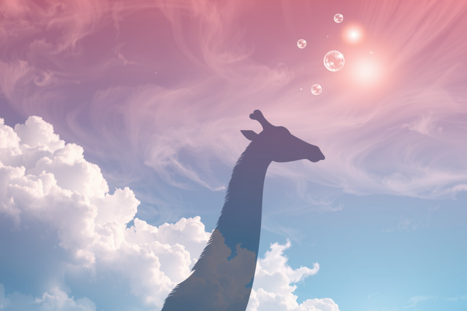 Sognare giraffe in calore simboleggia desideri di crescita e libertà.