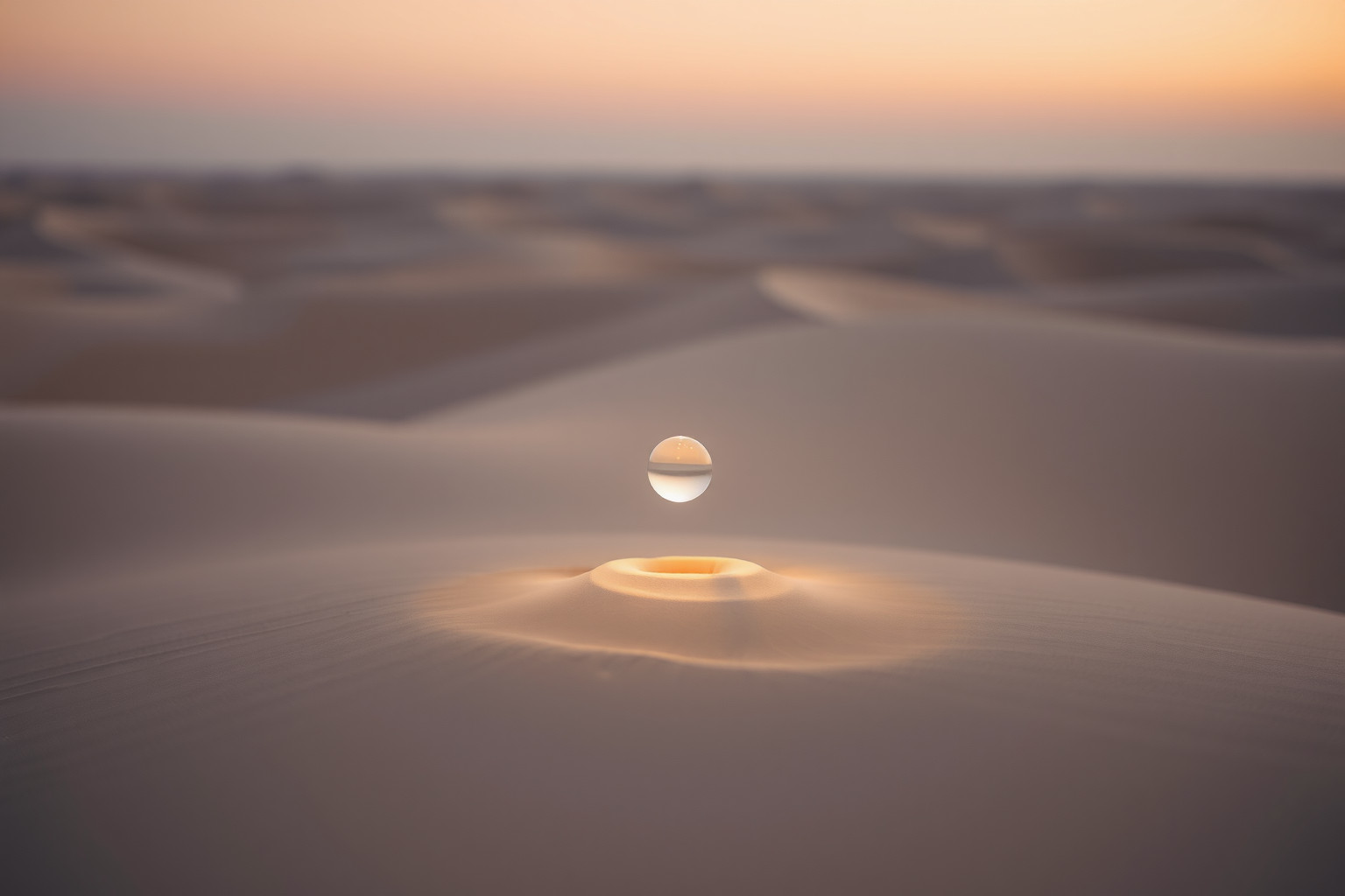 Sognare una goccia nel deserto simboleggia rinascita e speranza.