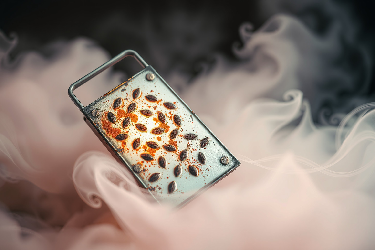 Sognare una grattugia arrugginita simboleggia ostacoli nascosti.