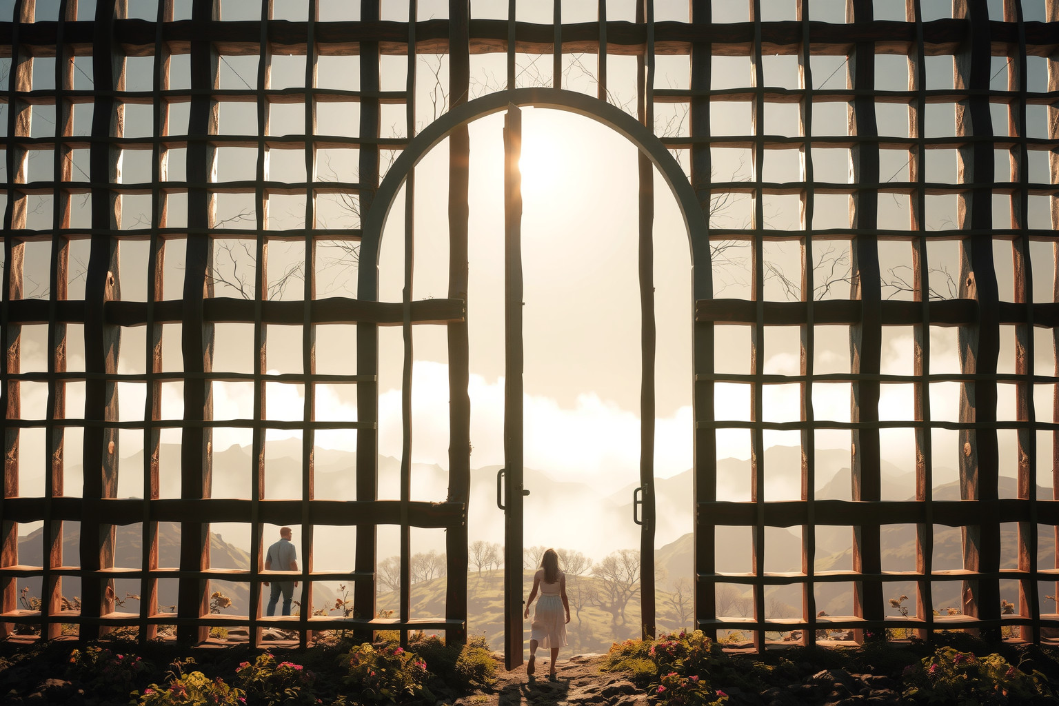 Sognare griglia aperta simboleggia libertà e nuove opportunità imminenti.