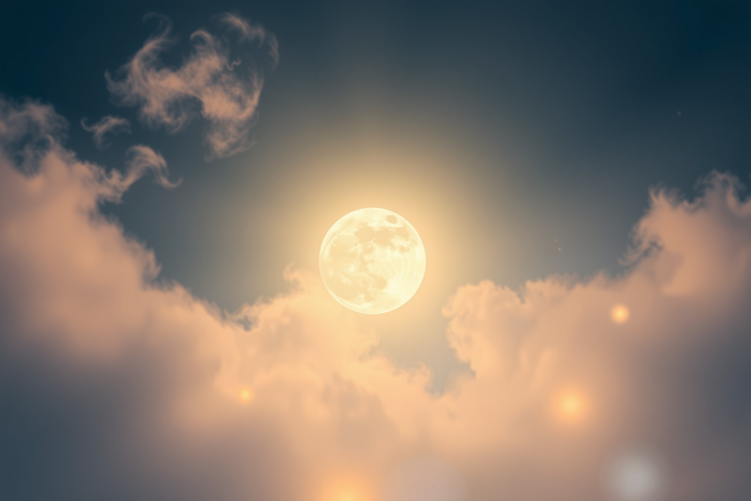 Sognare luna nuova nascosta simboleggia emozioni ancora inesplorate.