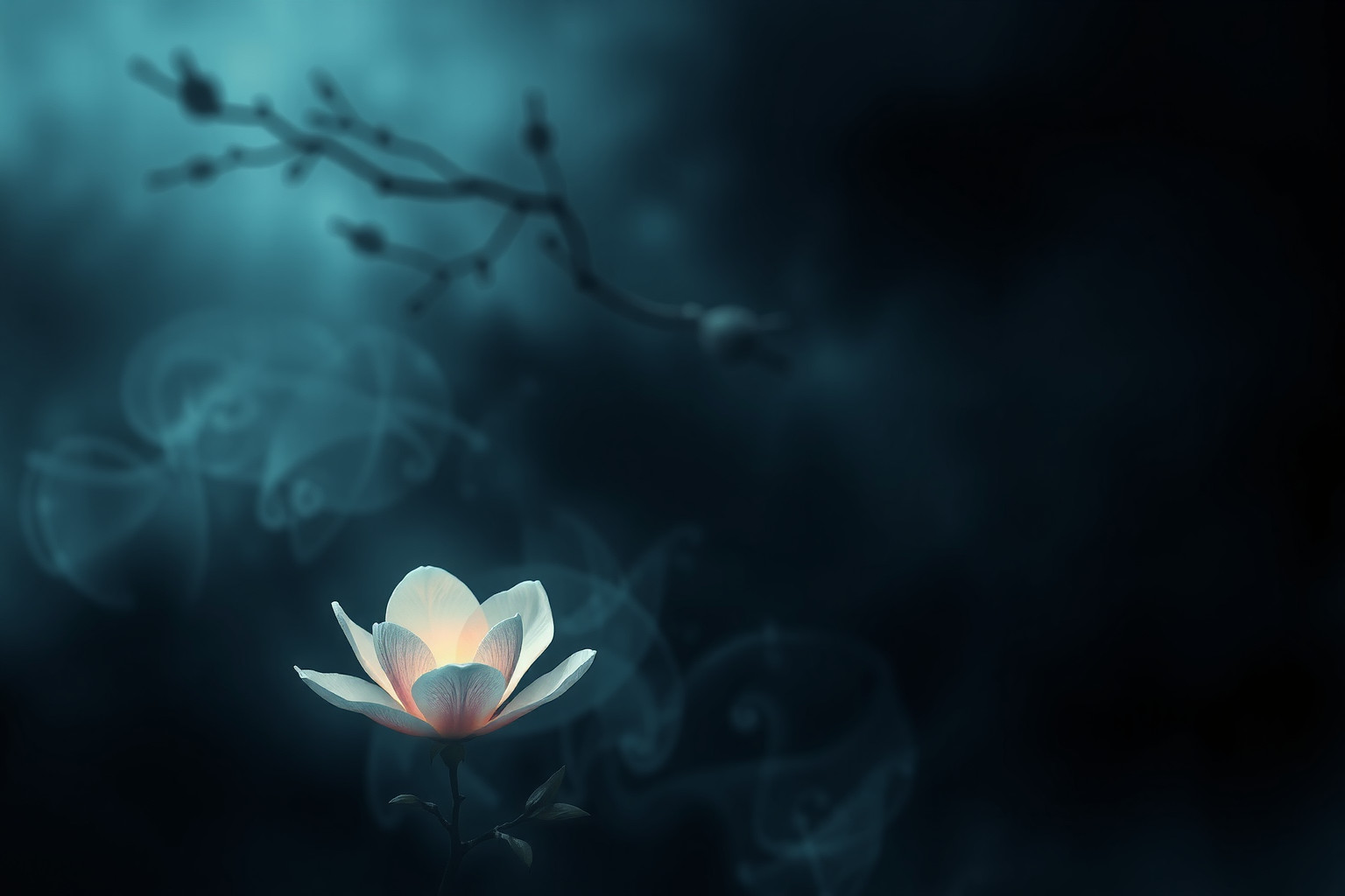 Sognare magnolia in oscurità simboleggia mistero nascosto e timore.