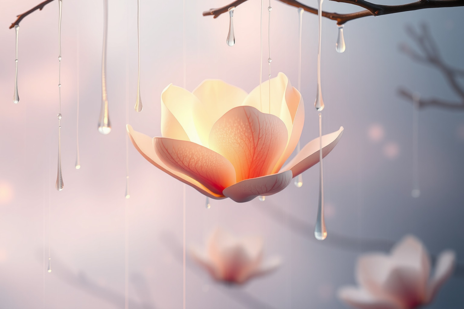 Sognare magnolie sotto pioggia rivela emozioni represse e delicatezza.