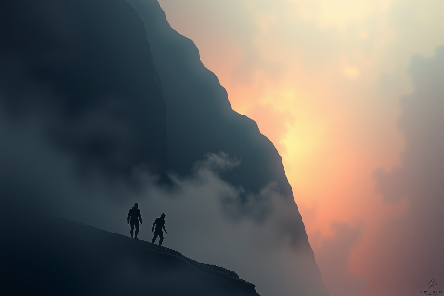 Sognare una pendenza indica paura di perdere il controllo nella vita.