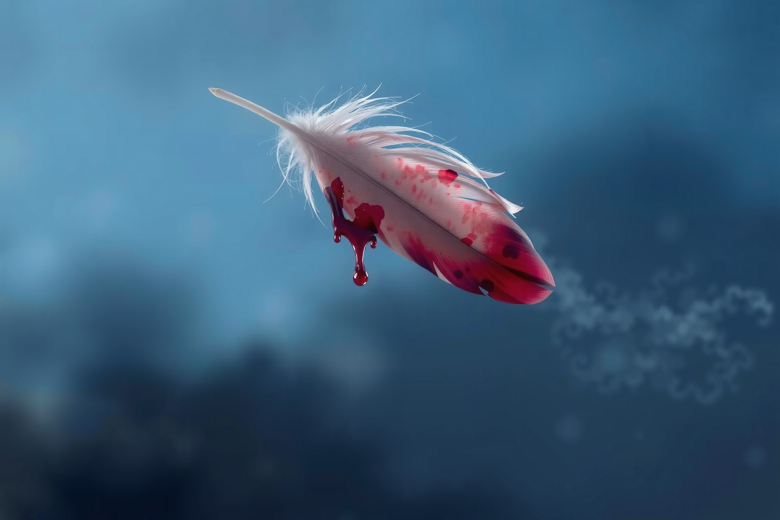 Sognare piuma insanguinata riflette lotta interna e dolore nascosto.