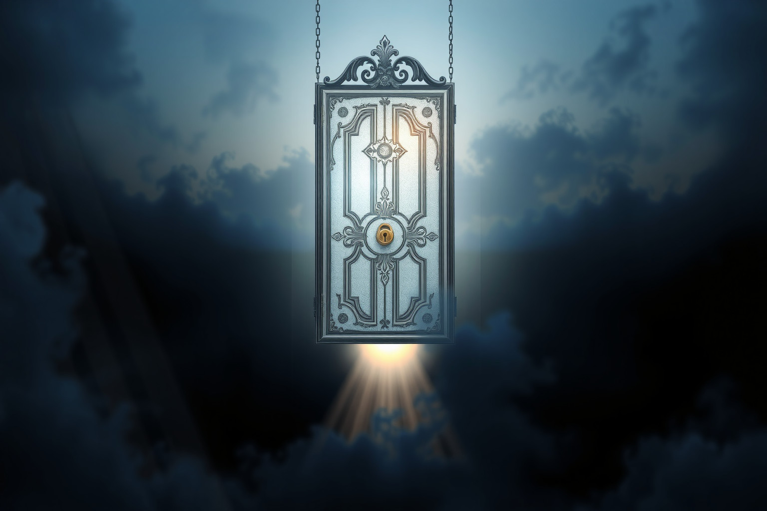 Sognare una porta chiusa indica segreti o opportunità negate.