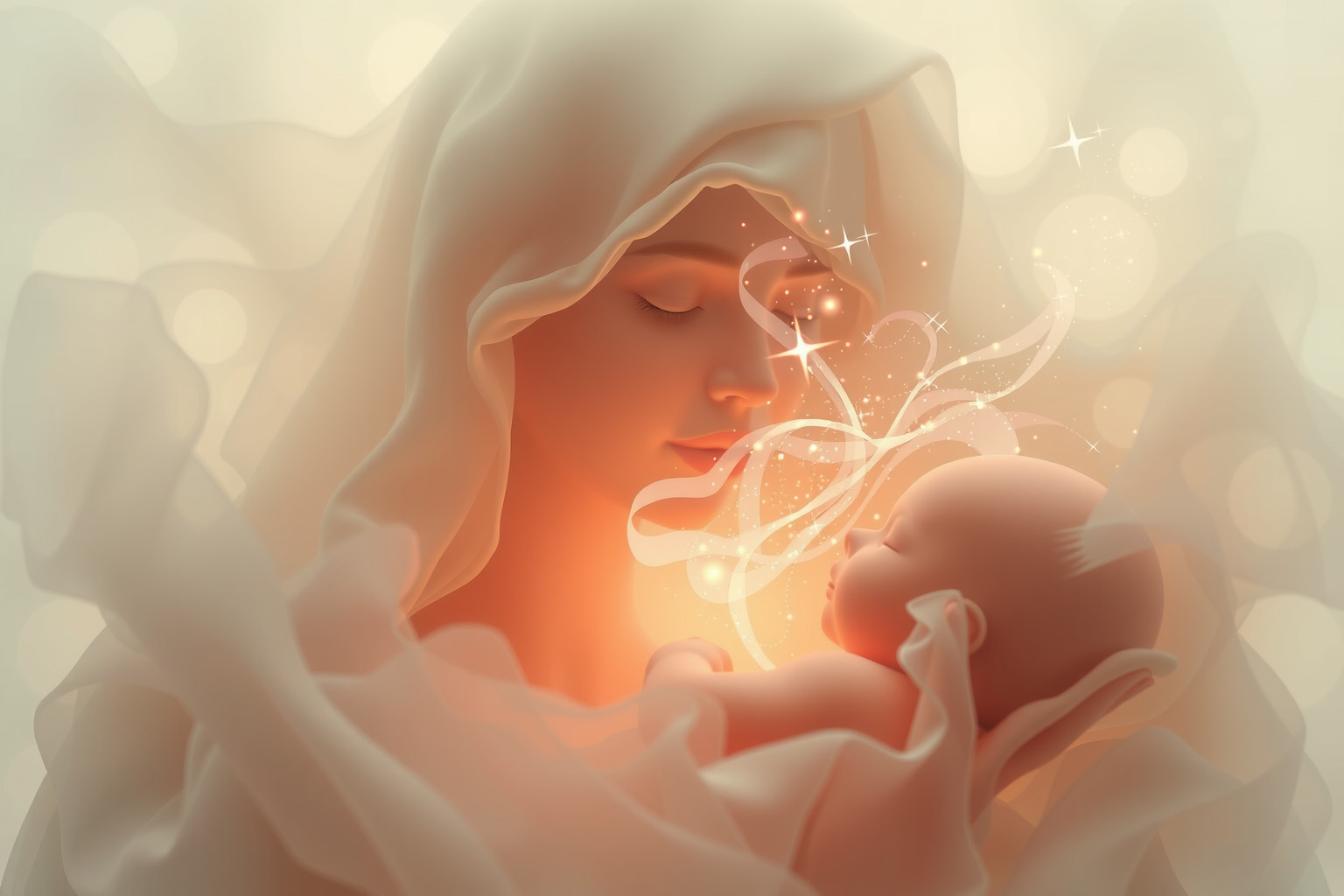 Sognare una puerpèra che parla simboleggia nuove responsabilità imminenti.