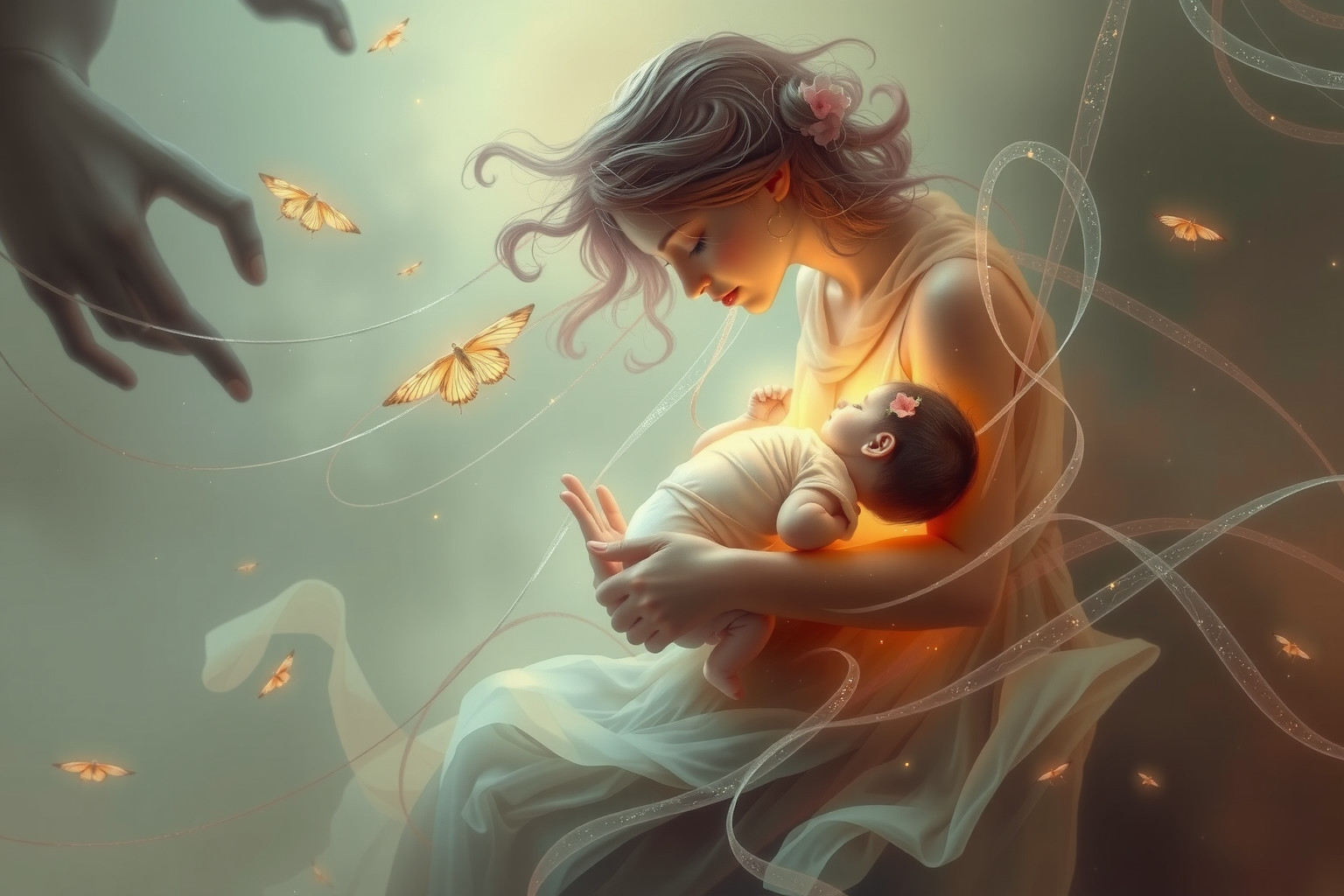 Sognare una puerpèra in difficoltà simboleggia ansia per nuove responsabilità.