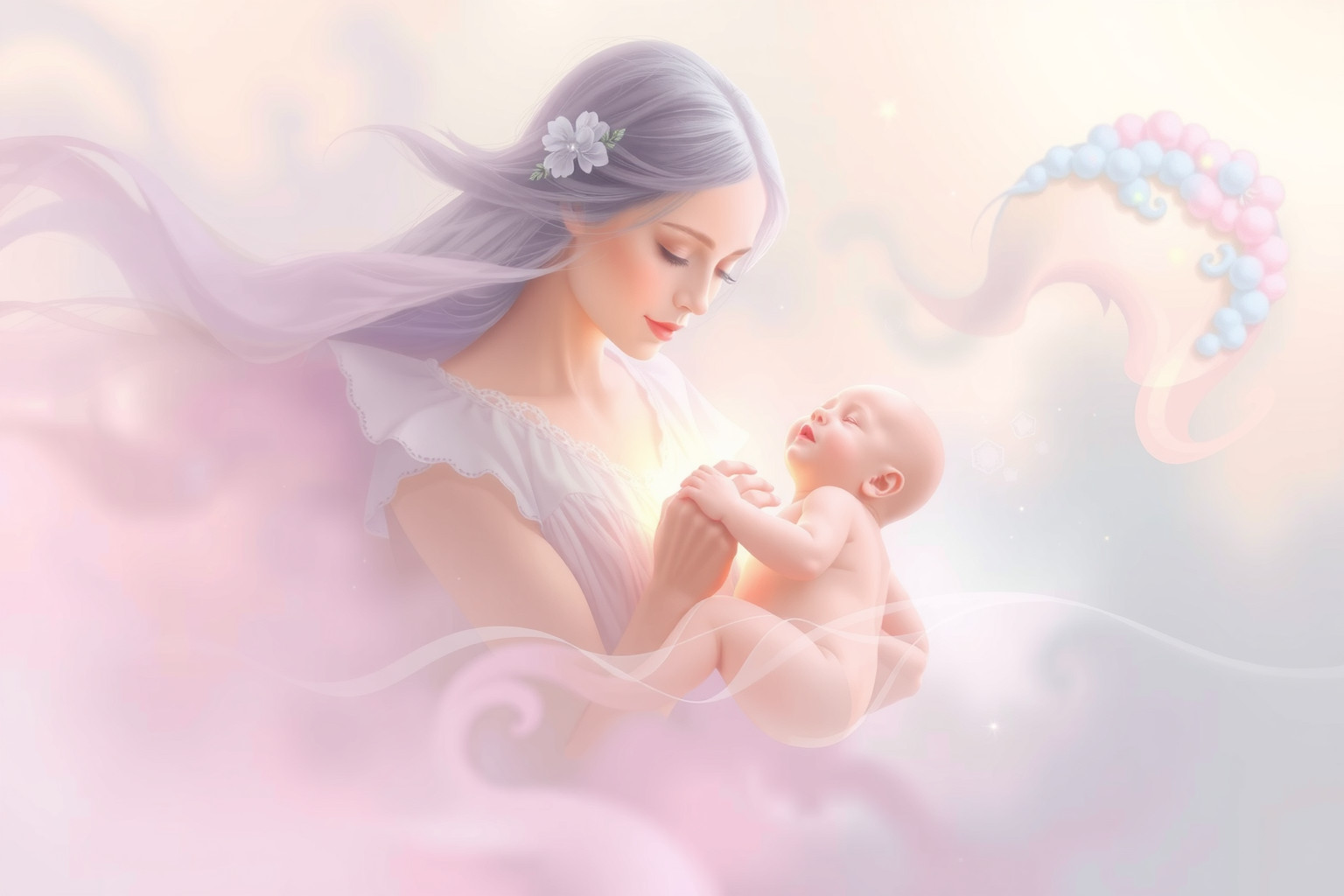 Sognare puerpèra surreale simboleggia rinascita emotiva e trasformazione.