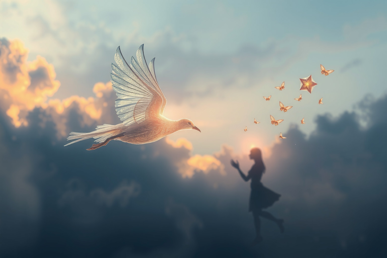 Sognare una quaglia del Virginia aggressiva indica conflitti interiori nascosti.