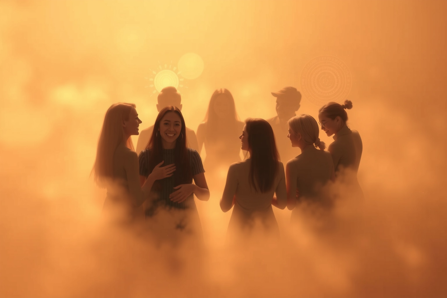 Sognare risate di gruppo riflette il desiderio di appartenenza sociale.