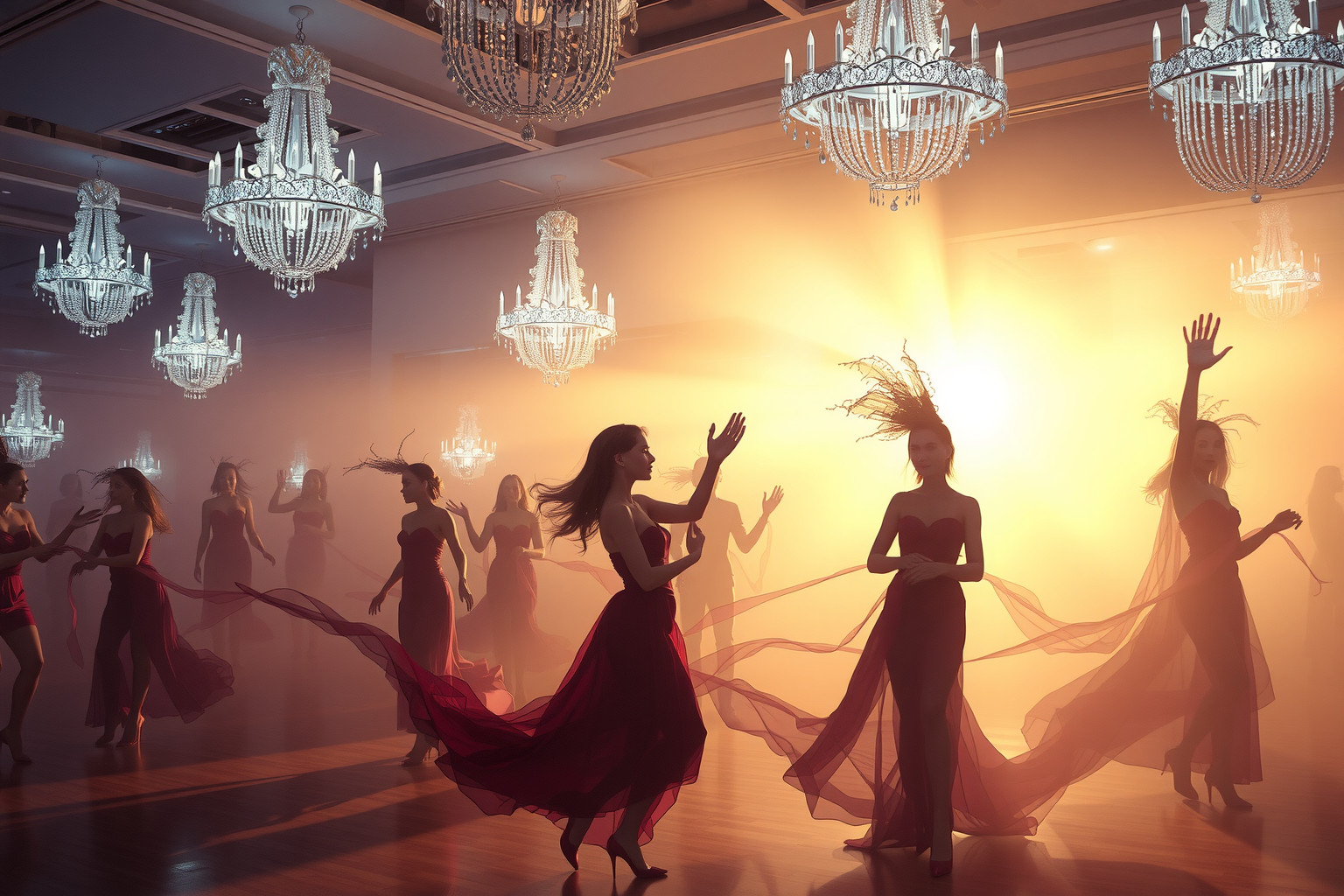 Sognare una sala da ballo mascherata simboleggia mistero e trasformazione.