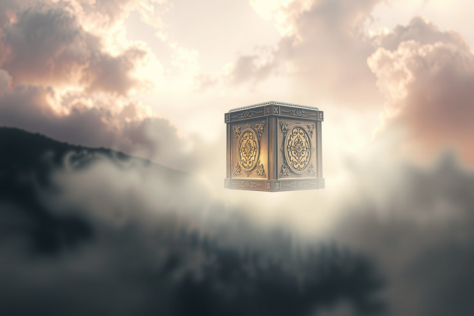 Sognare la scatola della sposa in luogo sconosciuto simboleggia mistero interiore.