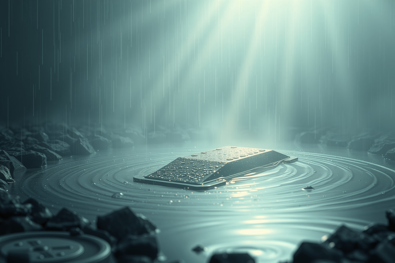 Sognare sepoltura sotto pioggia simboleggia tristezza e purificazione interiore.