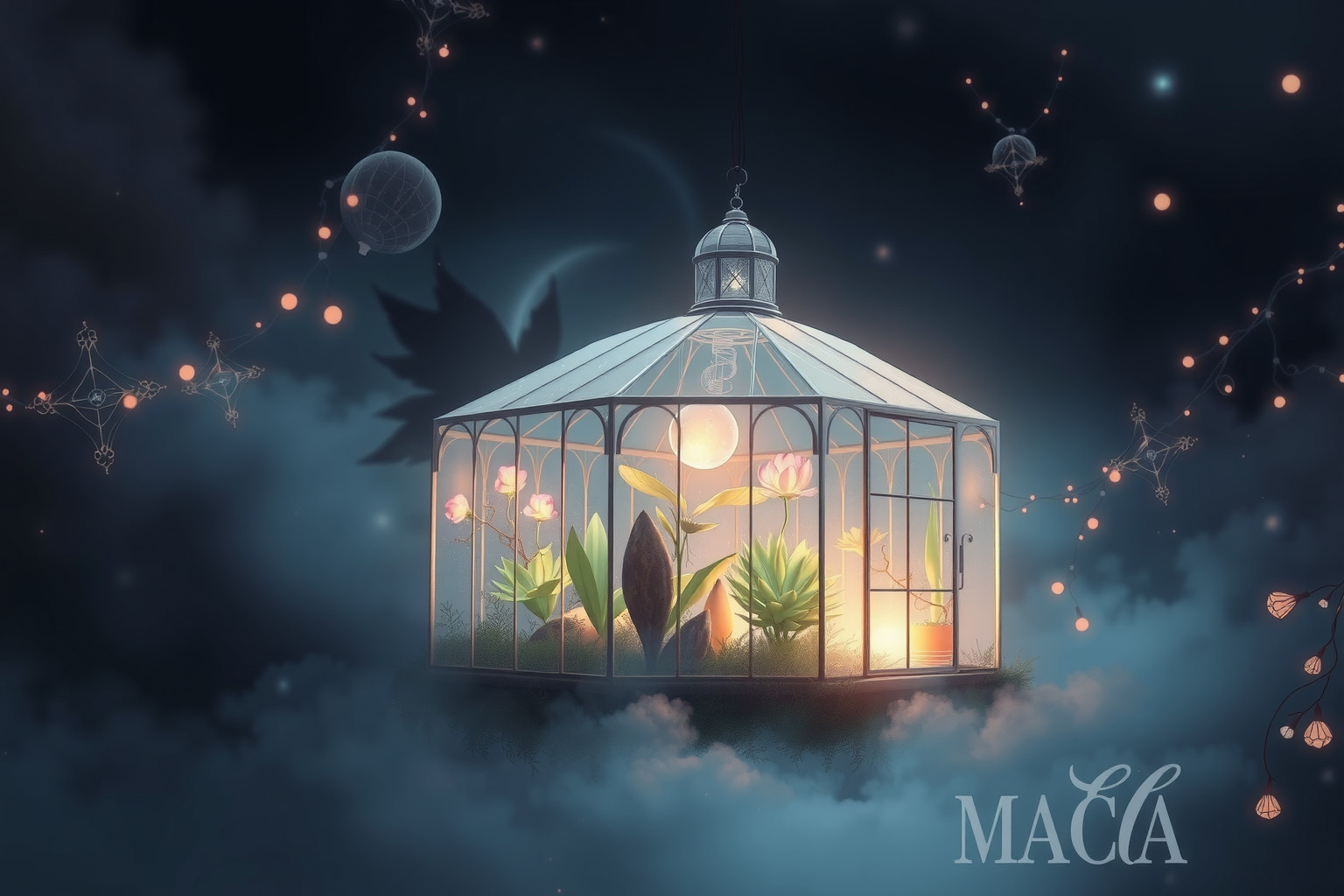 Sognare una serra magica simboleggia crescita spirituale e cambiamento profondo.